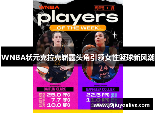 WNBA状元克拉克崭露头角引领女性篮球新风潮